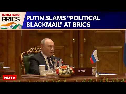 Putin Slams Tariffs, Sanctions And "Political Blackmail" At BRICS