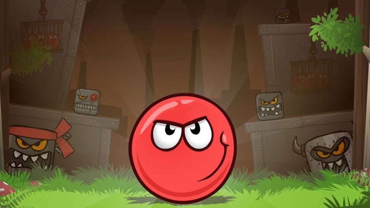 Такую игру красный шарик. Игра Red Ball 4. Приключения красного шарика Red Ball 4. Красный шарик из Red Ball 4. Красный шарик босс дремучий лес.