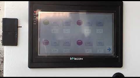 WECON HMI Using on Automatic Irrigation in Italy