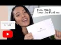 My first Youtube Paycheck | How Much Youtube Paid Me