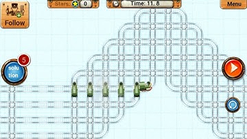 Rail Maze 2 Zigzag Track Gameplay - Train Puzzle Game - Android Gameplay #2201