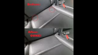 Remove Child Seat Indents and Pressure Marks from Leather Seats in 3 mins! by Redline Revs 11,686 views 10 months ago 3 minutes, 50 seconds