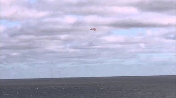 Orion Splashdown Captured By Recovery Ship | Video