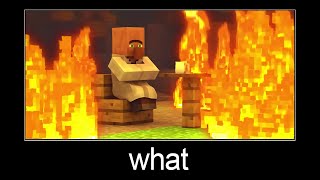 Minecraft wait what meme part 148 (new realistic fire)