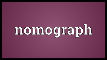 Nomograph Meaning
