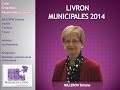 Municipales 2014  milleron simone  ensemble rassemblons livron