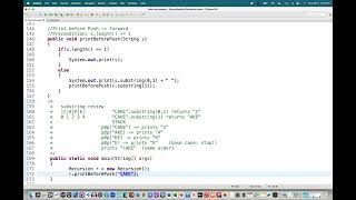 APCS Unit 10.1 (J) Print Before Push String