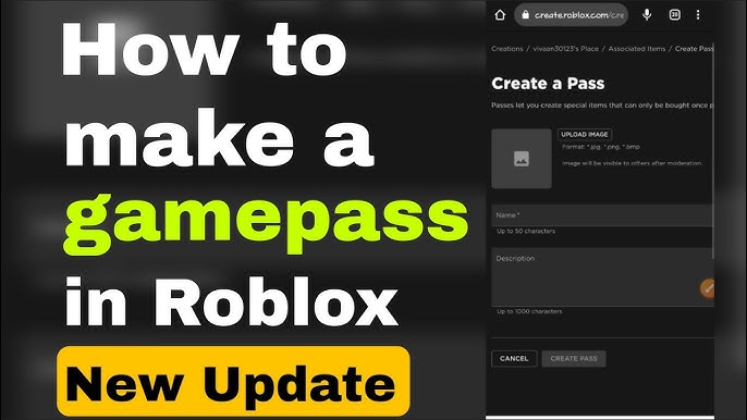 is it possible to make a gamepass on the new creator dashboard instead if  no passes made yet? : r/robloxgamedev