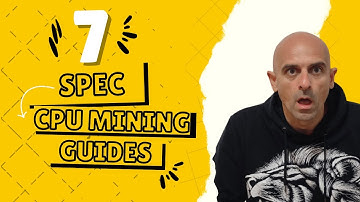 7 GUIDES for CPU mining !SPEC MINING! coins⛏⛏🤓