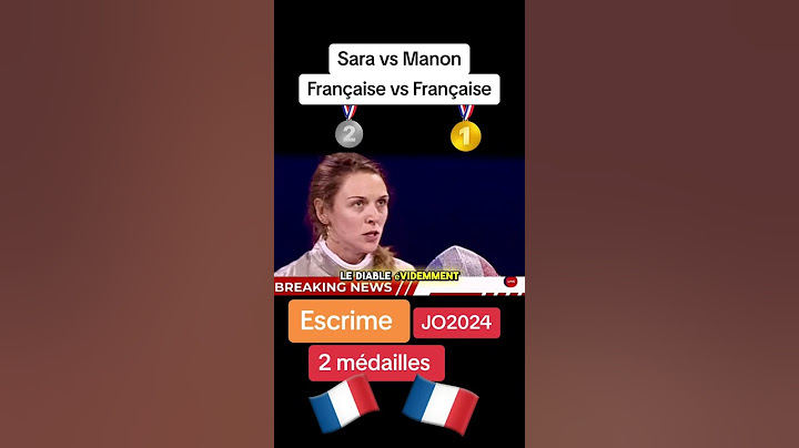 JEUX OLYMPIQUES - FINALE ESCRIME FEMME 100% FRANCAISE #jeuxolympiques #escrime