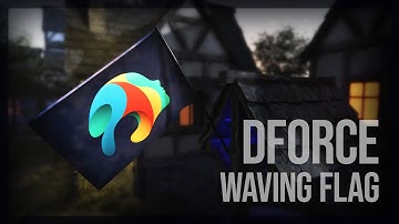 Creating a dForce Waving Flag in Daz Studio