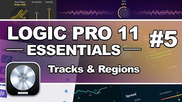 Logic Pro 11 - #05 Tracks & Regions (MIDI, Patterns, Session Players, Audio)