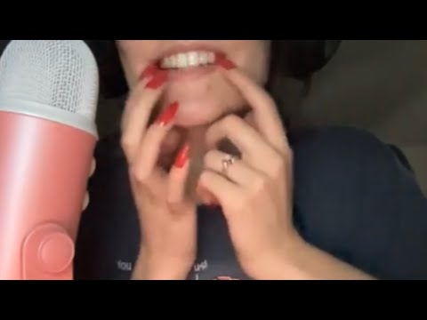 Teeth tapping + Mic Scratching + Rambling ASMR