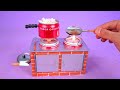 Amazing MINI STOVE AND KITCHEN UTENSILS made with recyclable materials
