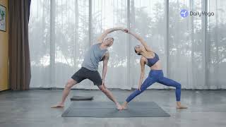 3 Min Couple Warrior II & Reverse Warrior II