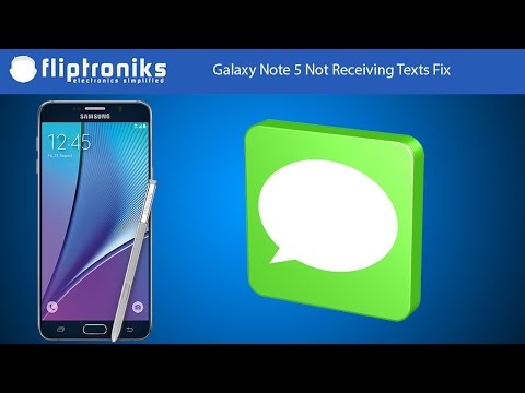 Galaxy Note 5 Not Receiving Texts Fix - Fliptroniks.com