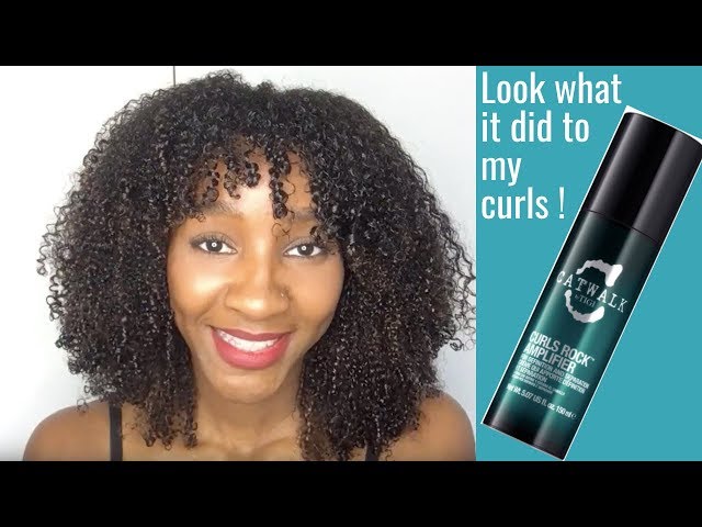 MY CURLS LOVE THIS  Tigi's Catwalk Curls Rock Amplifier 