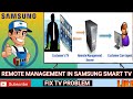 How to use remote management to troubleshoot TV problem ⚡How to troubleshoot remotely Samsung TV