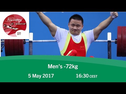 Men's -72 kg | 2017 World Para Powerlifting World Cup | Eger