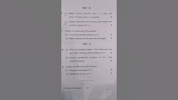2021,Question paper of BCA (MDU) Object Oriented Programming Using C++