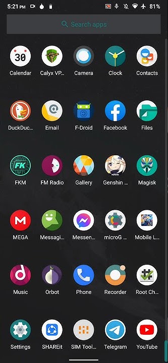 LineageOS micro-G Android 10 with Calyx OS features - YouTube