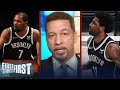Do Kevin Durant & Kyrie Irving bolster Nets' chances at winning the East? | NBA | FIRST THINGS FIRST
