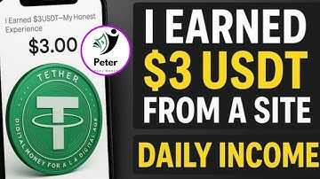 I earn $3 USDT per Task 🤑 Official Telegram USDT Bot / New Telegram Tether Bot/ Tether Earning App