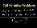 Cell Potential Problems - Electrochemistry