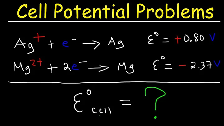 Cell Potential Problems - Electrochemistry