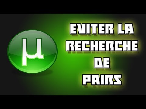 Eviter la recherche de pairs sur Utorrent ! Augmentez votre ratio sur t411 !