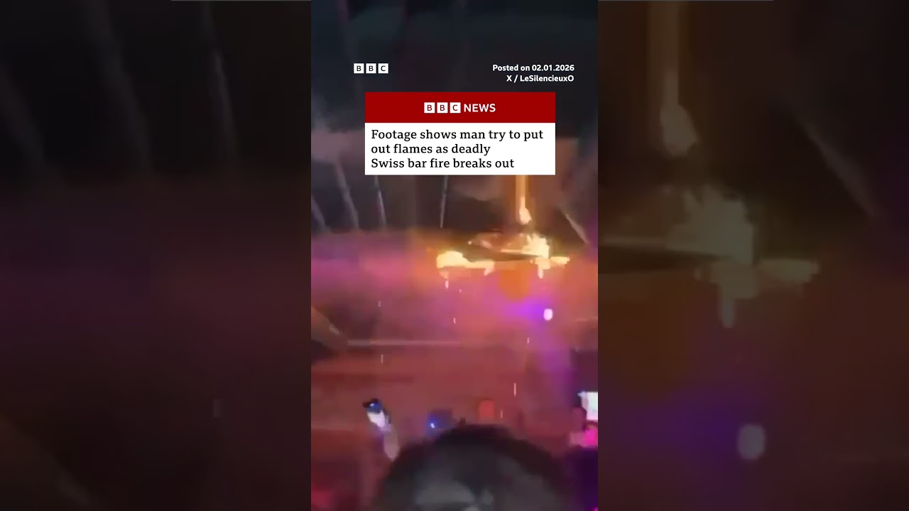 First moments of deadly Swiss fire