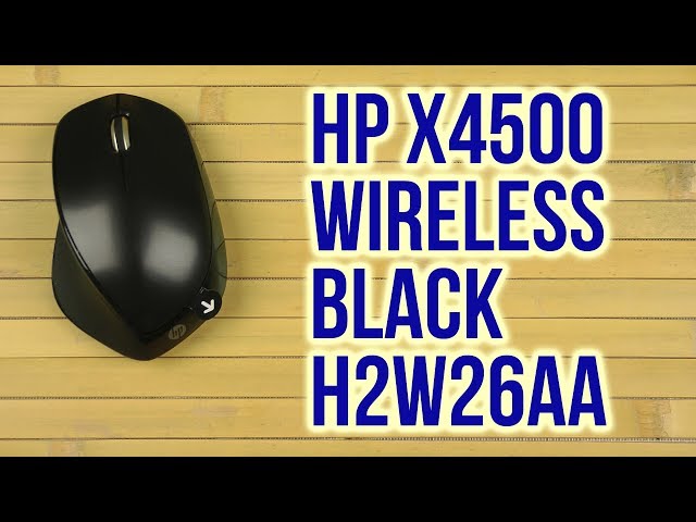 Распаковка HP X4500 Wireless Black H2W26AA - YouTube