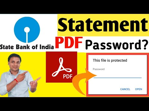 sbi statement pdf password | sbi bank Statement Pdf Password Kaise Banaye? | State bank | sbi