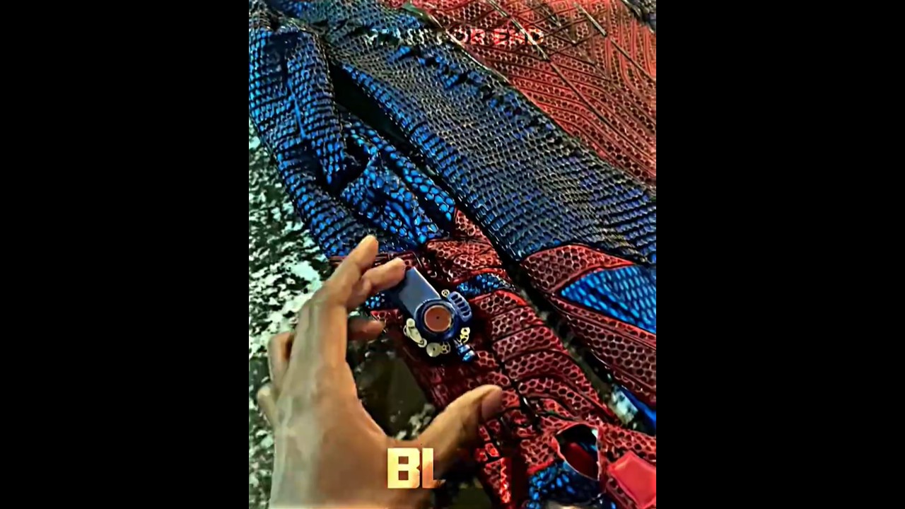 bro created a spiderman suit #spiderman #edit #shorts #viral