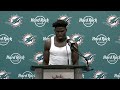 WR Tyreek Hill meets with the media after #SFvsMIA | Miami Dolphins