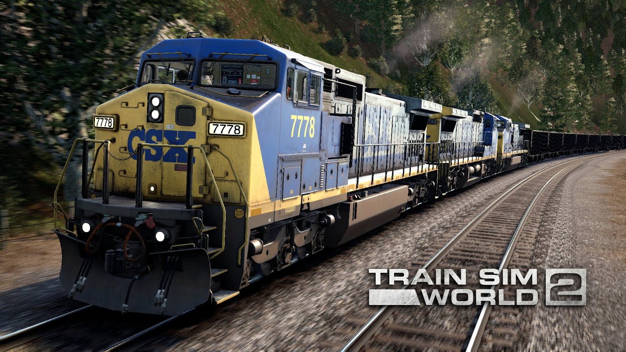 LIVE】再挑戦！ サンドパッチ峠 C40-8W ディーゼル機関車 (CSX