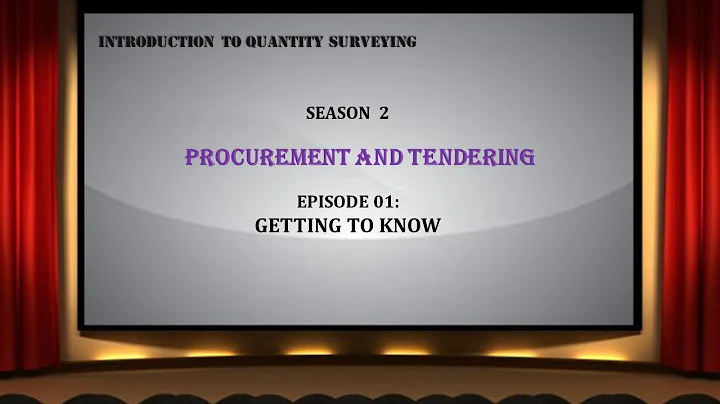 S02E01 Getting to Know Procurement & Tendering