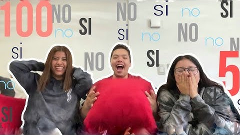 NUESTRO PRIMER VIDEO | 100 preguntas en 5 minutos - Solo son tresss