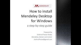 Mendeley Installation, Sign-Up & MS Word Plugin | Complete Beginner’s Guide!