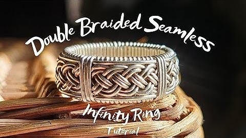 Double Braided Seamless Infinity Ring Tutorial/ DIY Infinity Ring