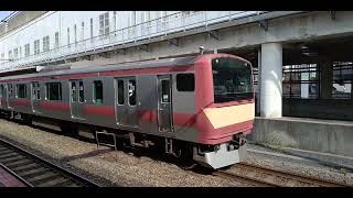 【北千住駅】JR常磐快速線、JR E531系 K423赤電ラッピング「上野東京ライン快速 品川」発車