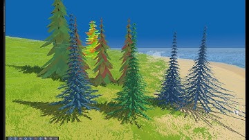 Stylized Pine Tree Generator for Unity