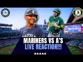 Return of bryan woo mariners vs oakland as live play by play reaction