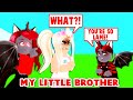 My Best Friend Babysat My LITTLE BROTHER For A Day In Adopt Me! (Roblox)