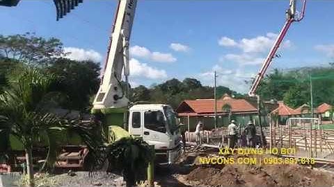 Thi công bể bơi kinh doanh | Chi phí xây dựng hồ bơi là bao nhiêu