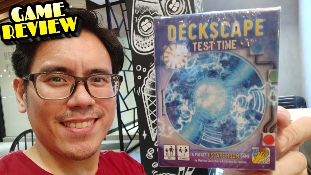 Deskscape Test Time tabletop board game review (from dV Giochi) YouTube