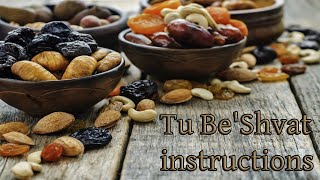 Instructions for all you need to know for Tu Be'Shvat - Link in description - Rabbi Alon Anava