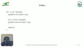 Mrs.M.Viveka - B.Com IT | Video 8 - Arithmetic Operators in C | SNS Institutions