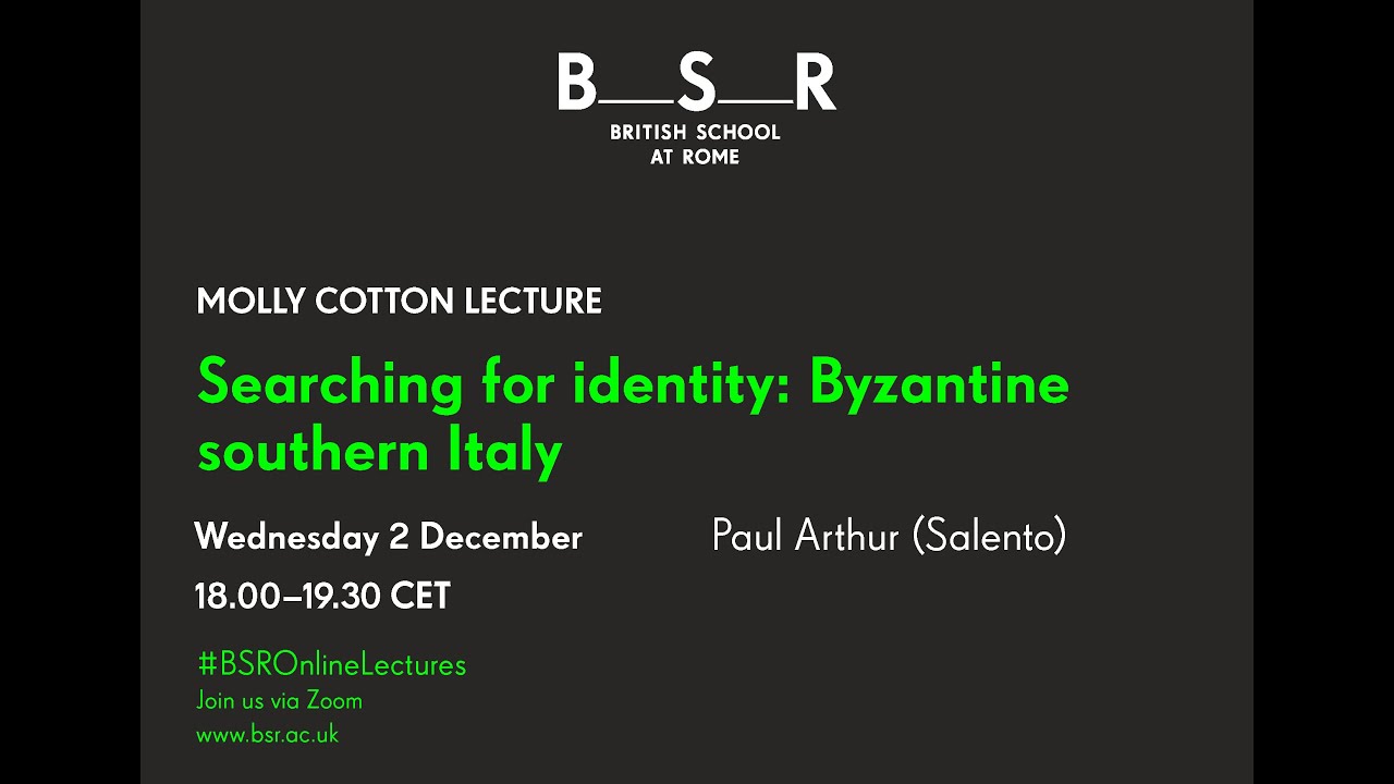 Searching for identity: Byzantine southern Italy