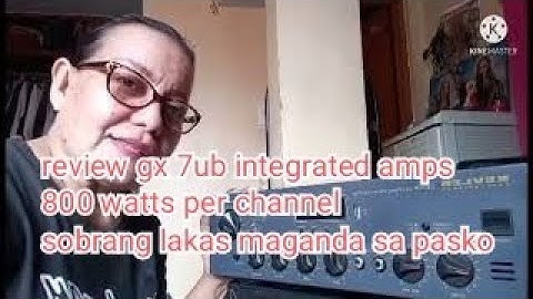 KEVLER GX 7UB 800 watts X2 REVIEW maganda sa pambahay videoke